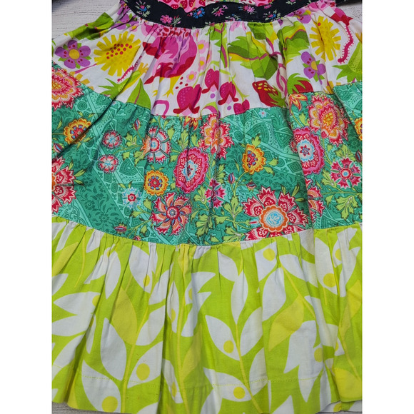 4 Matilda Jane Platinum Floral Paneled Ellie Dressmatilda - Picture 3 of 6